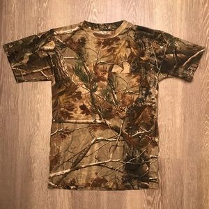 Bucked Up Realtree Ranger Camouflage T-Shirt Boy’s Size Small​